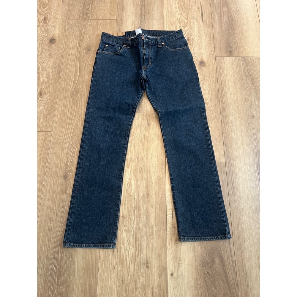 Vans Off The Wall Slim Jeans Mens 32x30 Dark Wash Straight Denim Skate Pants